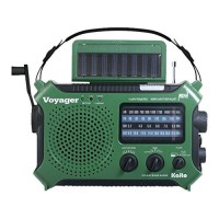 Kaito Ka500Grn 5-Way Powered Emergency Amfmsw Weather Alert Radio, Green