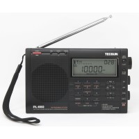 Tecsun Pl-660 Portable Am/Fm/Lw/Air Shortwave World Band Radio With Single Side Band, Black