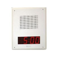 Valcom Vip-429-D Ip Talkback Speaker Faceplate Unit Wdigital Clock