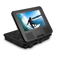 Ematic Portable Dvd Player - 7-Inch High Resolution Lcd Display, On-The-Go Movies, Music & Photos, 180 Degree Swivel, Premium Headphones, Travel Case