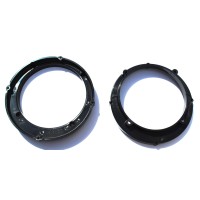 Custom Install Parts 5.25 To 6.5 Motorcycle Speaker Adapter Pair Rings Compatible With Victory Xc Cross Country 2007 2008 2009 2010 2011 2012 2013 2014 2015