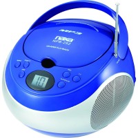 Naxa Portable Mp3Cd Player With Amfm Stereo Radio- Blue