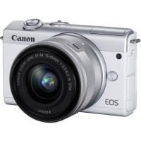 Canon Eos M200 Compact Mirrorless Digital Vlogging Camera With Ef-M 15-45Mm Lens, Vertical 4K Video Support, 3.0-Inch Touch Panel Lcd, Built-In Wi-Fi, And Bluetooth Technology, White