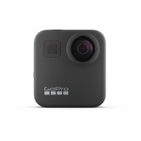 Gopro Max - Waterproof 360 + Traditional Camera With Touch Screen Spherical 56K30 Hd Video 166Mp 360 Photos 1080P Live Streaming Stabilization (International Version), Black
