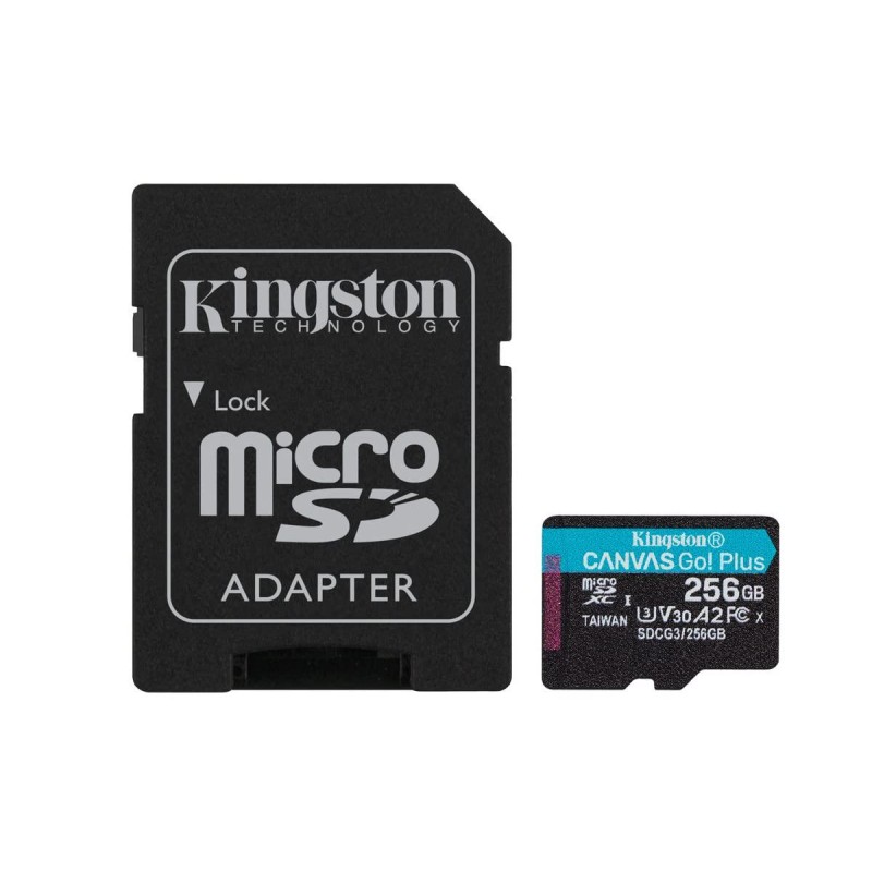 Kingston 256GB Canvas Go Plus microSDXC Card - 170MB/s