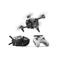Dji Fpv Combo W Fly More Kit (2 More Batteries & 1 Charging Hub) - First-Person View Drone Quadcopter Uav W 4K Camera, Flight Mode, Super-Wide 150A Fov, Hd Low-Latency Transmission, E-Brake & Hover