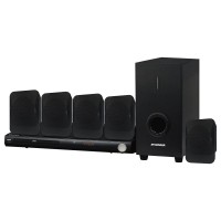Sylvania Sdvd5089 5.1-Channel 450-Watt Dvd Home Theater System With 5 Satellite Surround Sound Speakers, Subwoofer, And Dvd Player