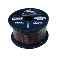 Audiopipe Tcbl1450Rbc 50 Ft. 14 Gauge 100 Percent Copper Series Speaker Wire Roll Jacket44 Red & Black