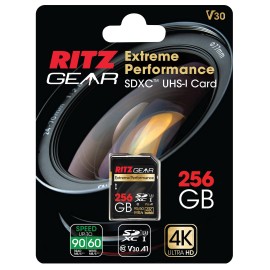 Ritz Gear 256GB High-Speed SDXC UHS-I Memory Card