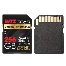 Ritz Gear 256GB High-Speed SDXC UHS-I Memory Card