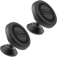 Scooch Magnetic Phone Mount For Car 2-Pack] Compatible With Any Smartphone Wingmount] Strong Magnets, Adjustable Magnetic Phone Holder For Car Dashboard, Works Best Cases (2022 Model)