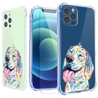 Roemary Puppy Case For Iphone 14 Plus With Screen Protector,For Iphone 14 Plus Case Labrador Retriever,Clear Design Tpu Shock Absorbing] Soft Bumper Protective Case Cover For Iphone 14 Plus 67 Inch