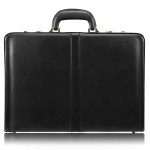 McKlein Reagan Black Leather Attache Briefcase 18