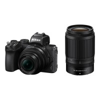 Nikon Z 50 With Two Lenses Compact Mirrorless Stillsvideo Camera With Wideangle And Telephoto Zoom Lenses Nikon Usa Model