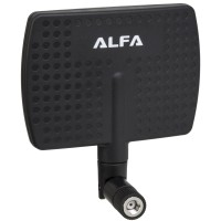 Alfa 24Hgz 7Dbi Rpsma Panel Screwon Swivel Antenna Netwrok Adaptors Also Works For 3Dr Solo Drone Dji Phantom 3 Drone Yun