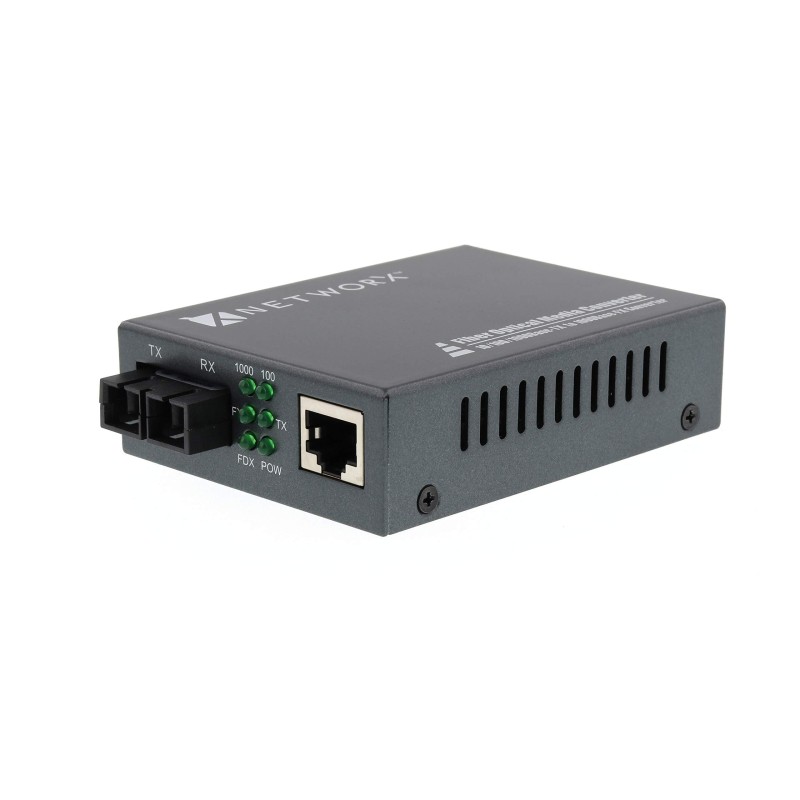 Gigabit Ethernet Fiber Media Converter Utp To 1000Basesx Sc Multimode 5