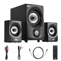 Acoustic Audio By Goldwood Bluetooth 21 Speaker System 21Channel Home Theater Speaker System With Opticalauxusbsd Inputs