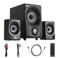 Acoustic Audio By Goldwood Bluetooth 21 Speaker System 21Channel Home Theater Speaker System With Opticalauxusbsd Inputs