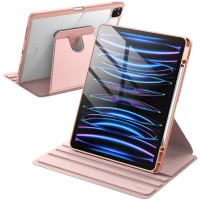 Jetech Rotating Case For Ipad Pro 129Inch 2022202120202018 With Pencil Holder 360 Degree Rotation Protective Stand Cover