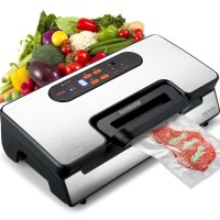 Vevor Vacuum Sealer Machine Food Sealer Machinedry And Moist Food Storage Automatic And Manual Air Sealing System With Built